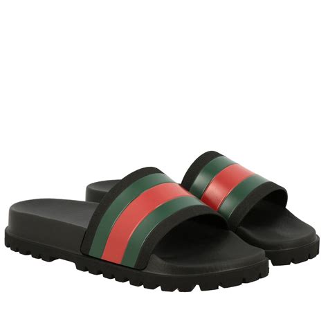 gucci pursuit sandal|Gucci rubber sandals.